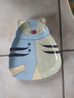 Katzen Platte als Tischdekoration