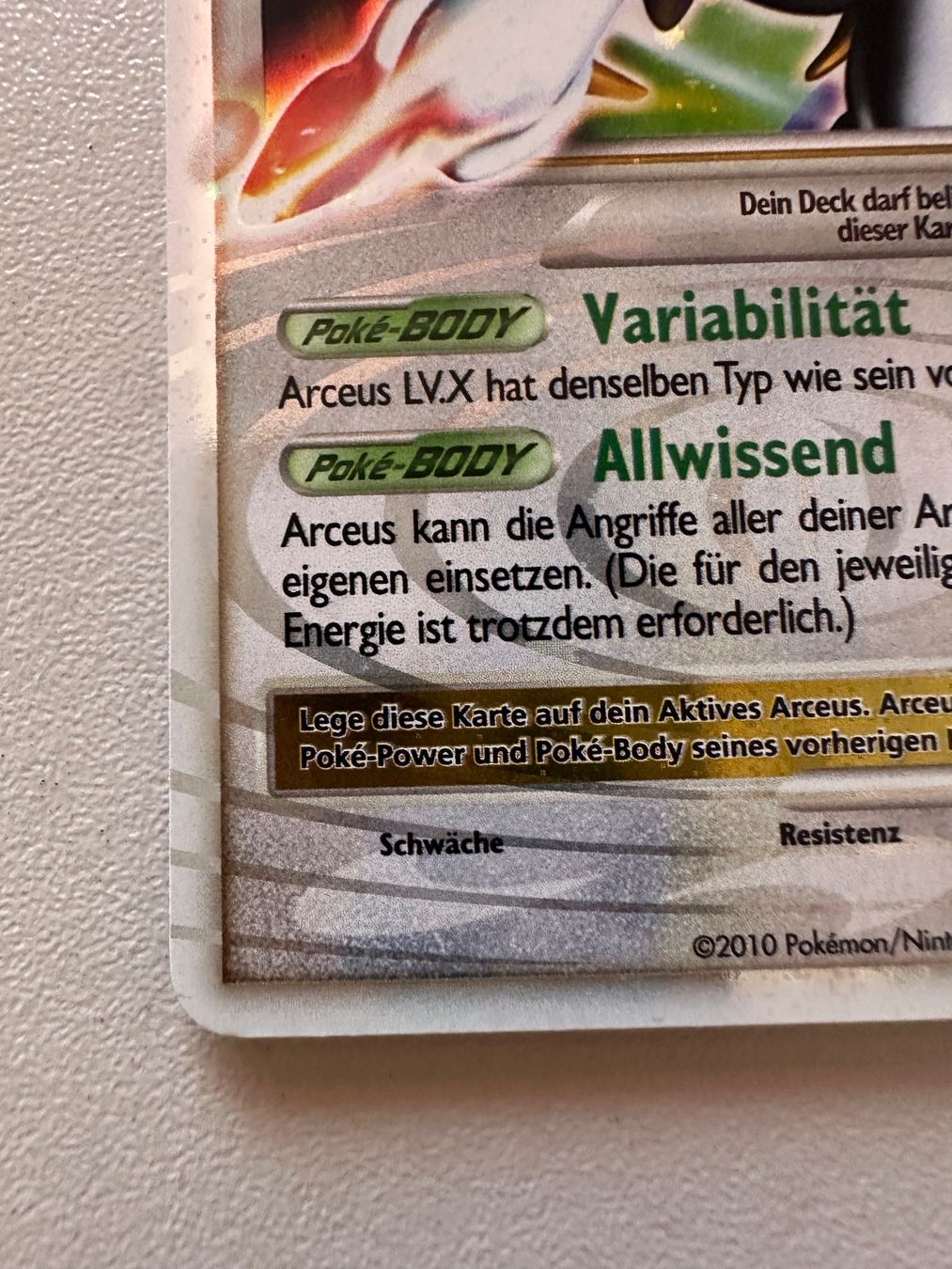Pokémon Carte collezionabili: Arceus LV.X 94/99 Pokémon Arceus 2010 – Nuovo (secondo la descrizione) da Vordemwald venduto da MoviesAndGames 3
