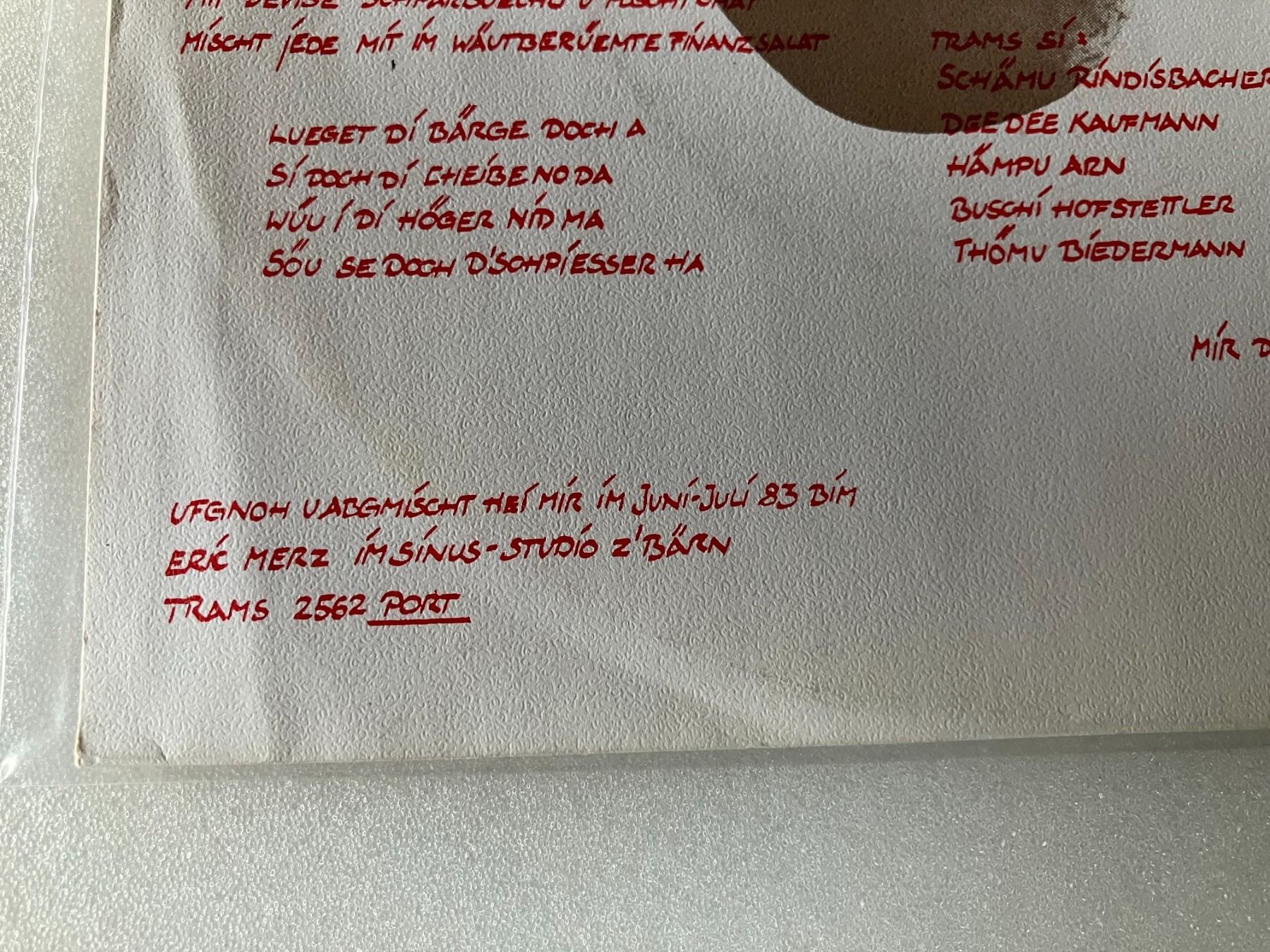 Schallplatten: Trams – Gebraucht aus Aarwangen von Jukebox3 4