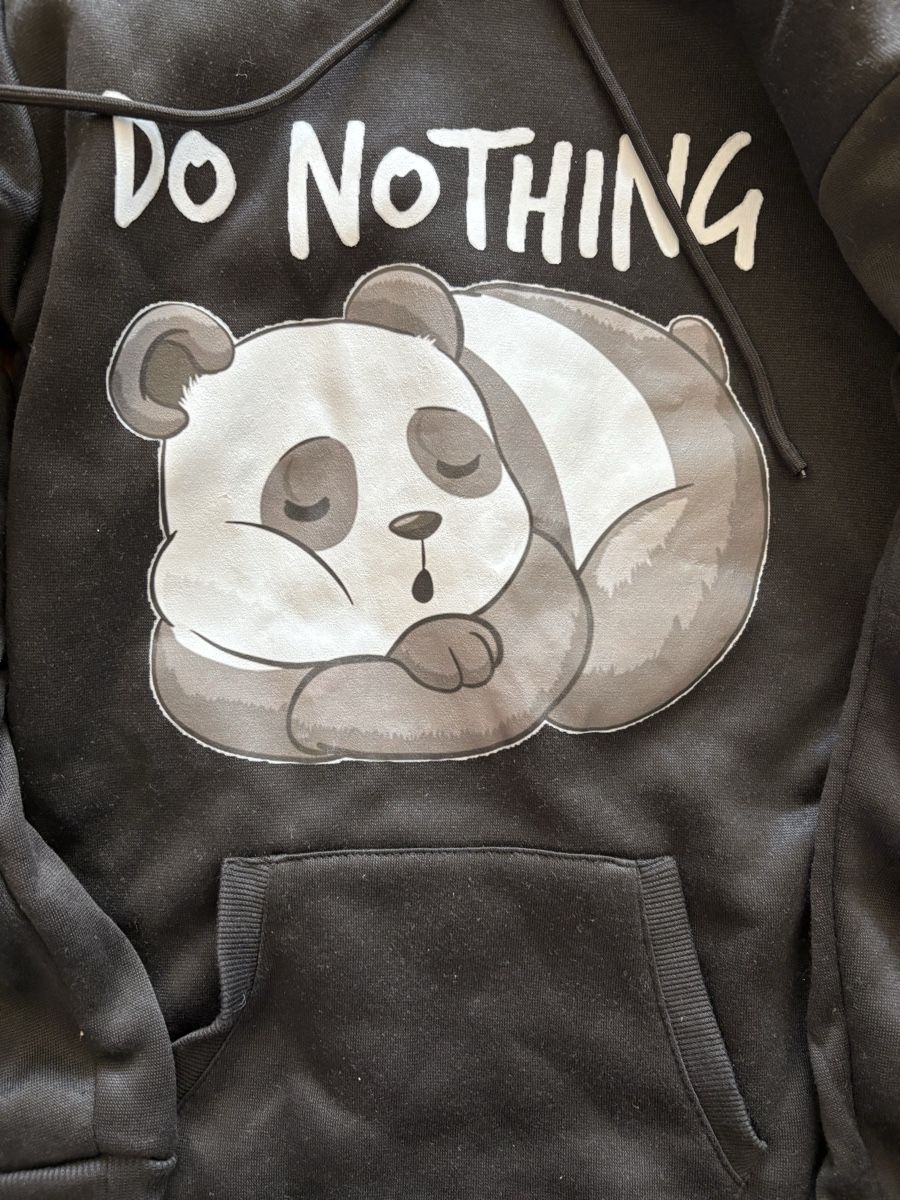 Pullover & Sweatshirts: 2 schwarze Hoodie Pullover Panda Print Gr. 150 – Gebraucht aus Beromünster von msklef 5