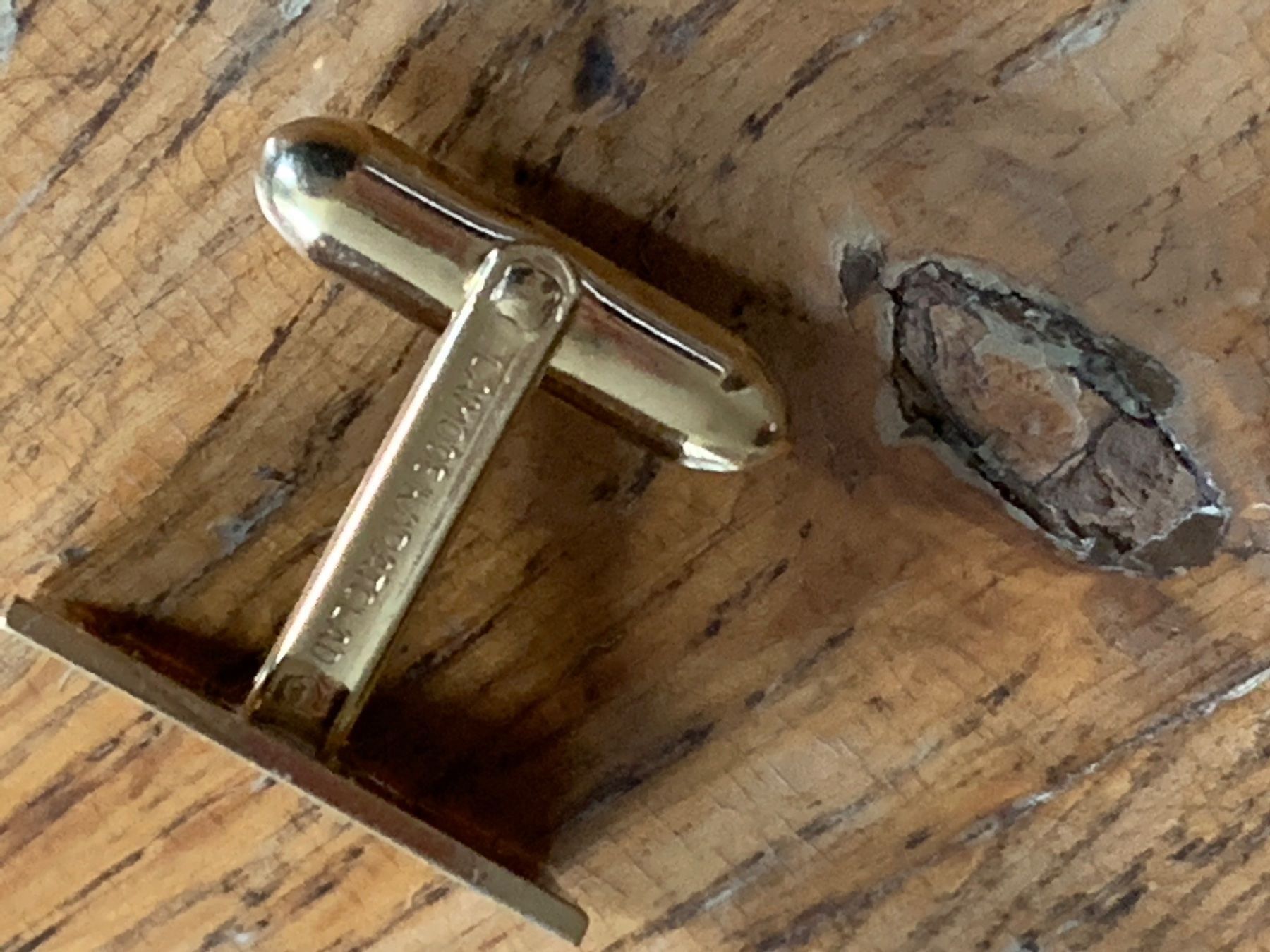 Boutons de manchette: Manschettenknöpfe caro feinvergoldet – D'occasion à Dittingen par Bijoubelle 3