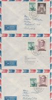 Österreich 3 Briefe 1957