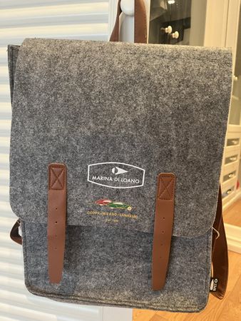 Grey backpack Coppa Milano Sanremo Loano edition