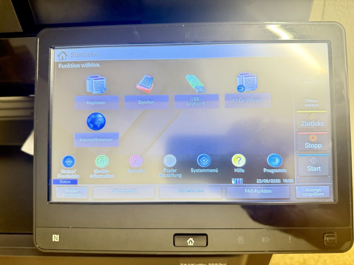 Kyocera Stampanti: Kyocera TASKalfa 2553ci Multifunktion Color A3/A4 – Usato da Lausen venduto da Albprint 3