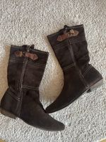 Just Cavalli Wildleder Stiefel, braun, Gr 41