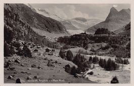 Vallée de Ferpècle et le Mont Miné, datée 1937