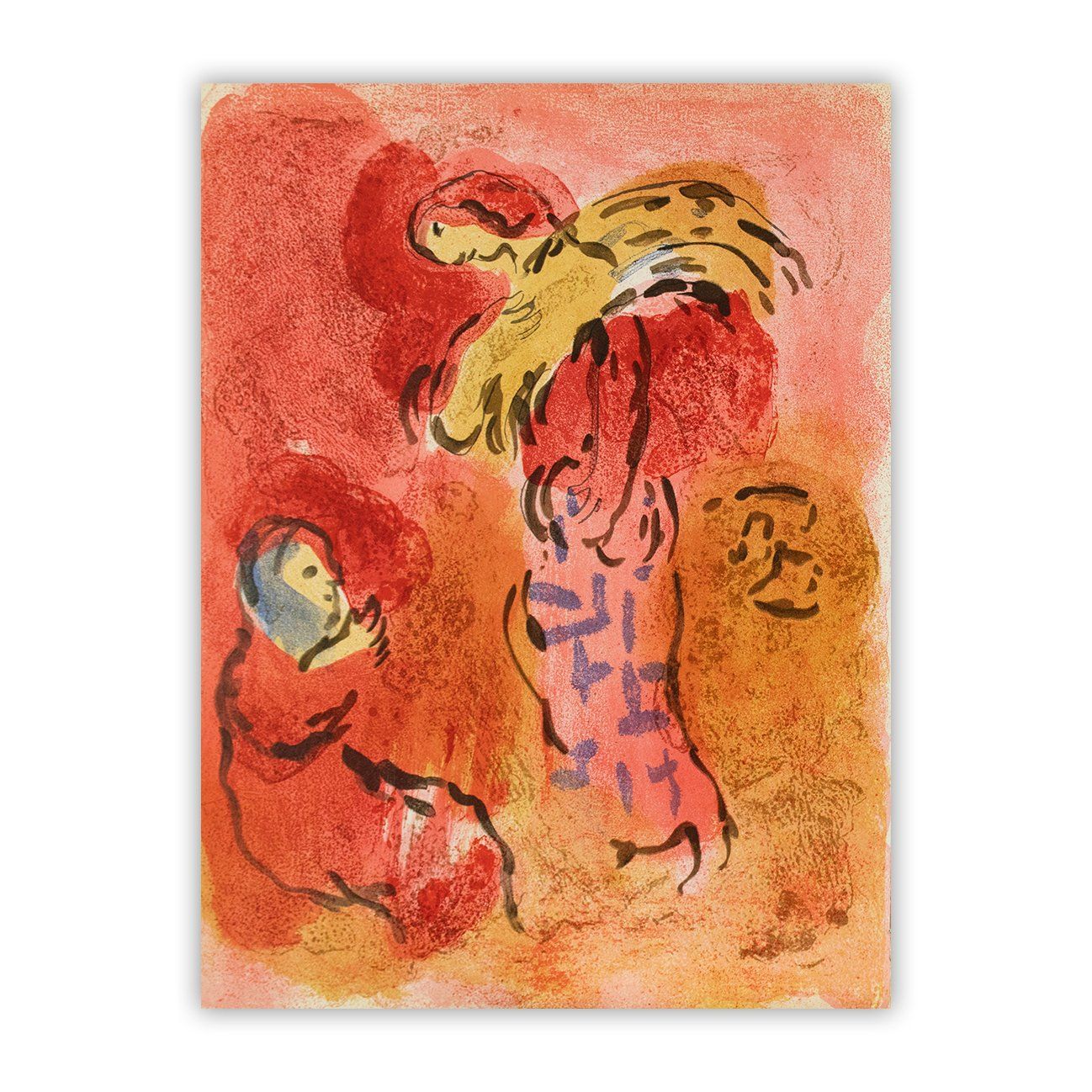 Grafica & Litografie: Original-Lithographie Marc Chagall - Bible - Ruth glaneuse – Usato da Lugano venduto da Historianlugano 1