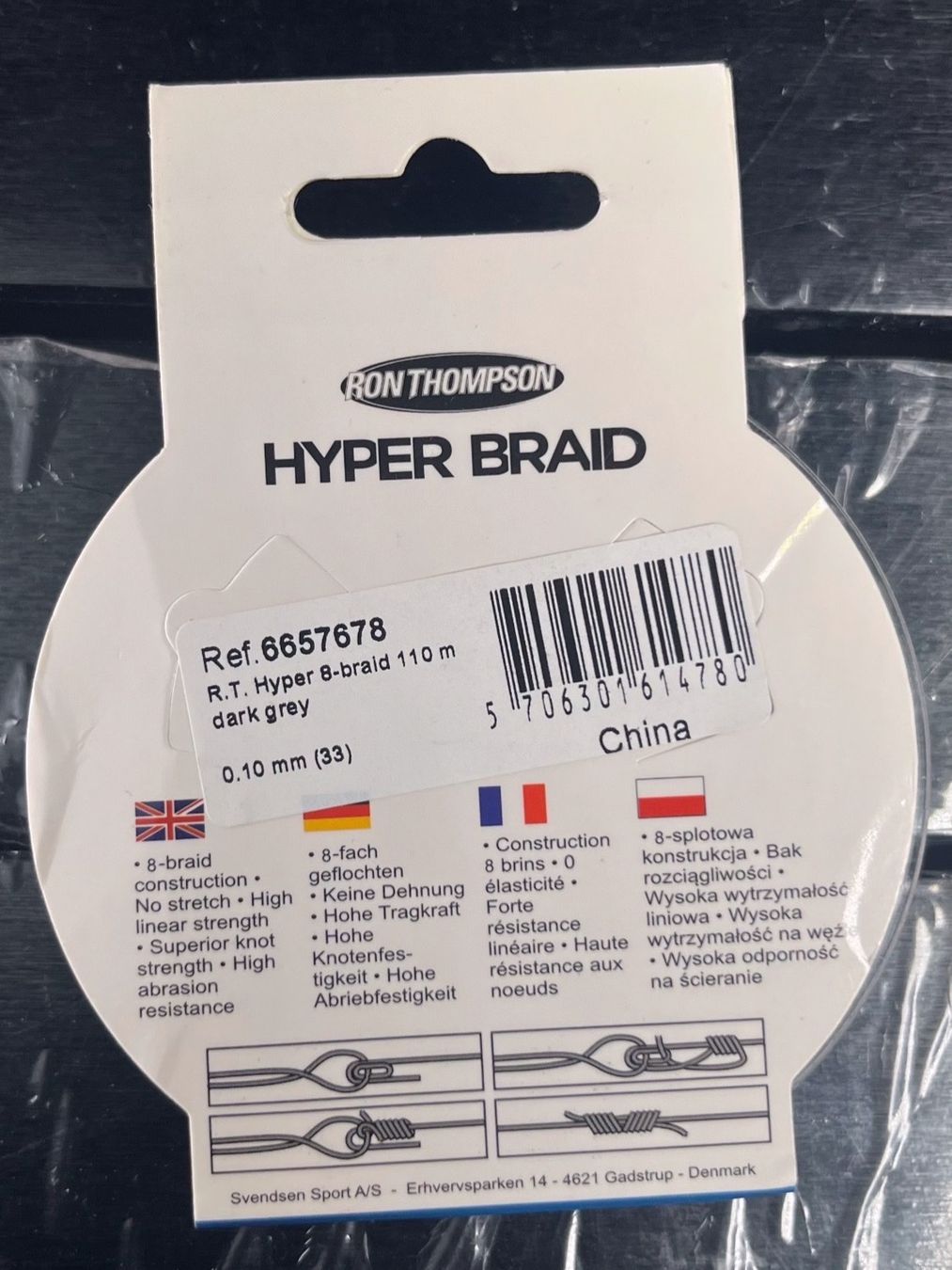 Sammelbilder & Trading cards: Ron Thompson Hyper 8 Braided Angelleine 110m – Neu und originalverpackt aus Tafers von JP911 1