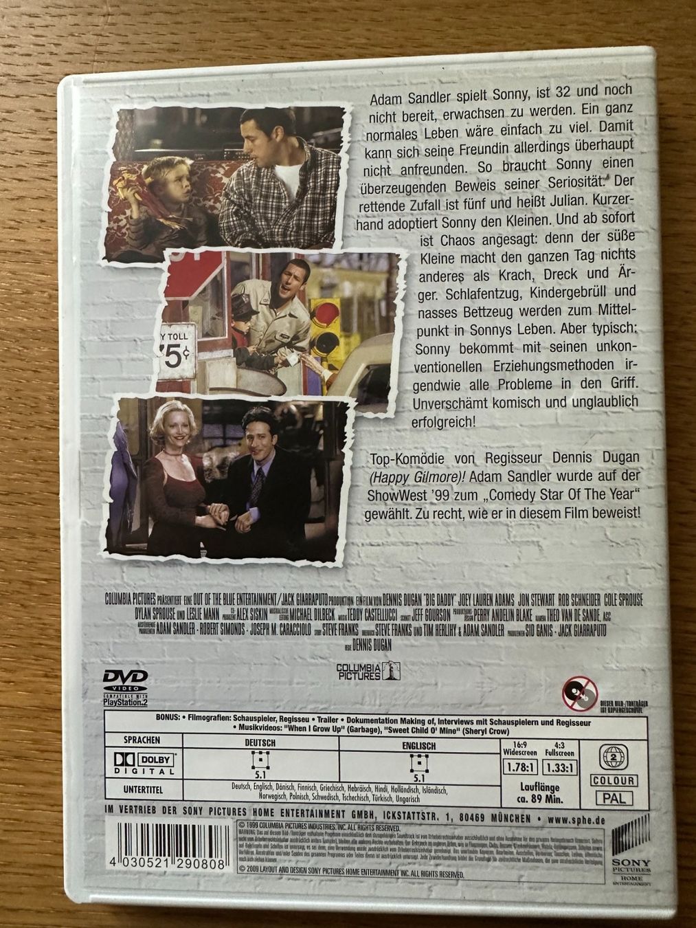 Alle DVDs: Big Daddy (Adam Sandler) – Gebraucht aus Seewen SO von DVD-Movie-Fan 1