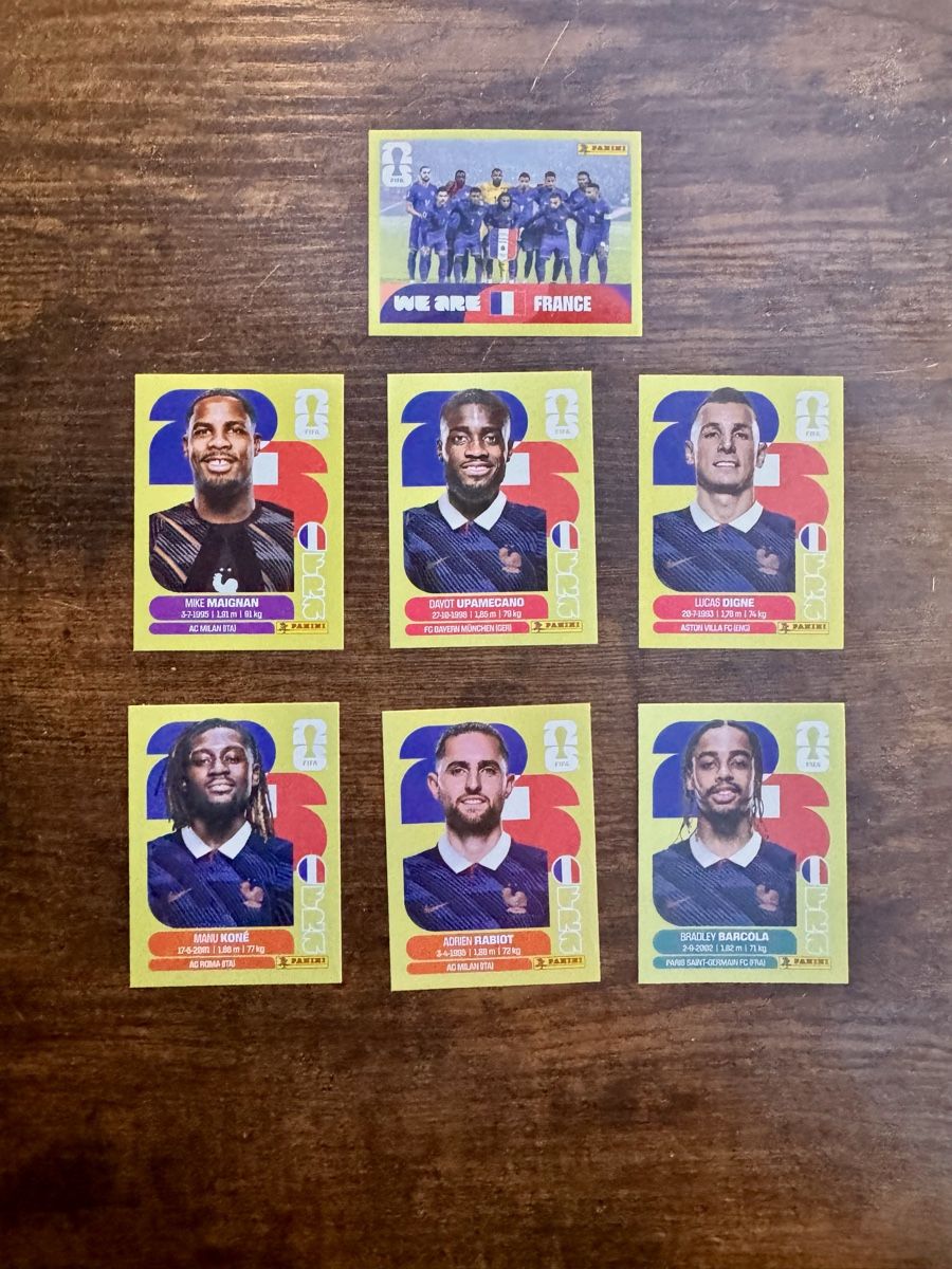Panini Carte collezionabili: Panini WM 2026 Frankreich – Nuovo (secondo la descrizione) da Emmenbrücke venduto da Lukee1901