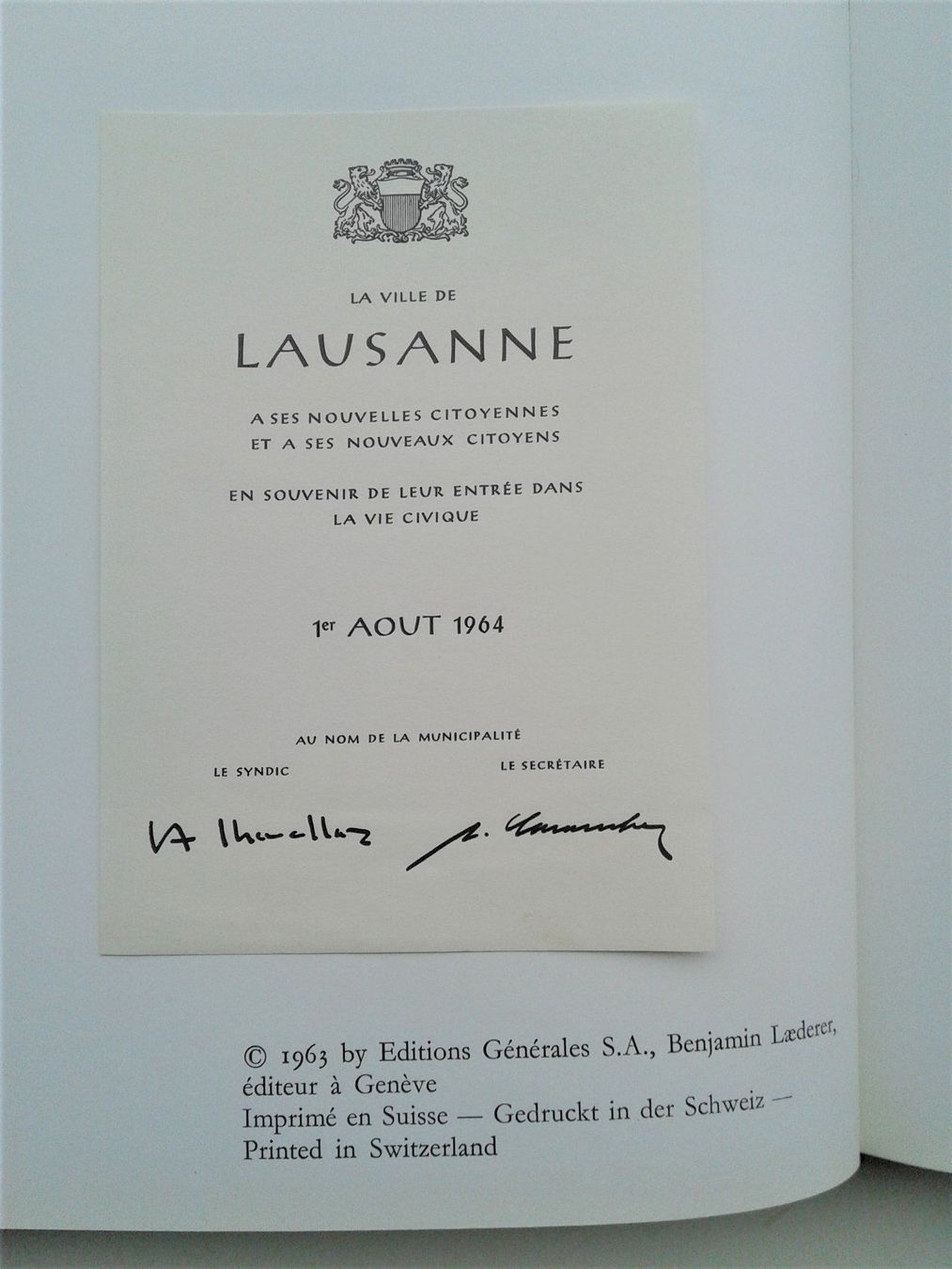 Libri: Hugli & Dalain - Lausanne – Usato da Lausanne venduto da LasloH 3