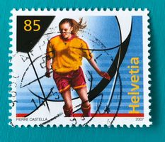 Nr.997 mit Stempel  Fußball-Europameisterschaft 2007  
