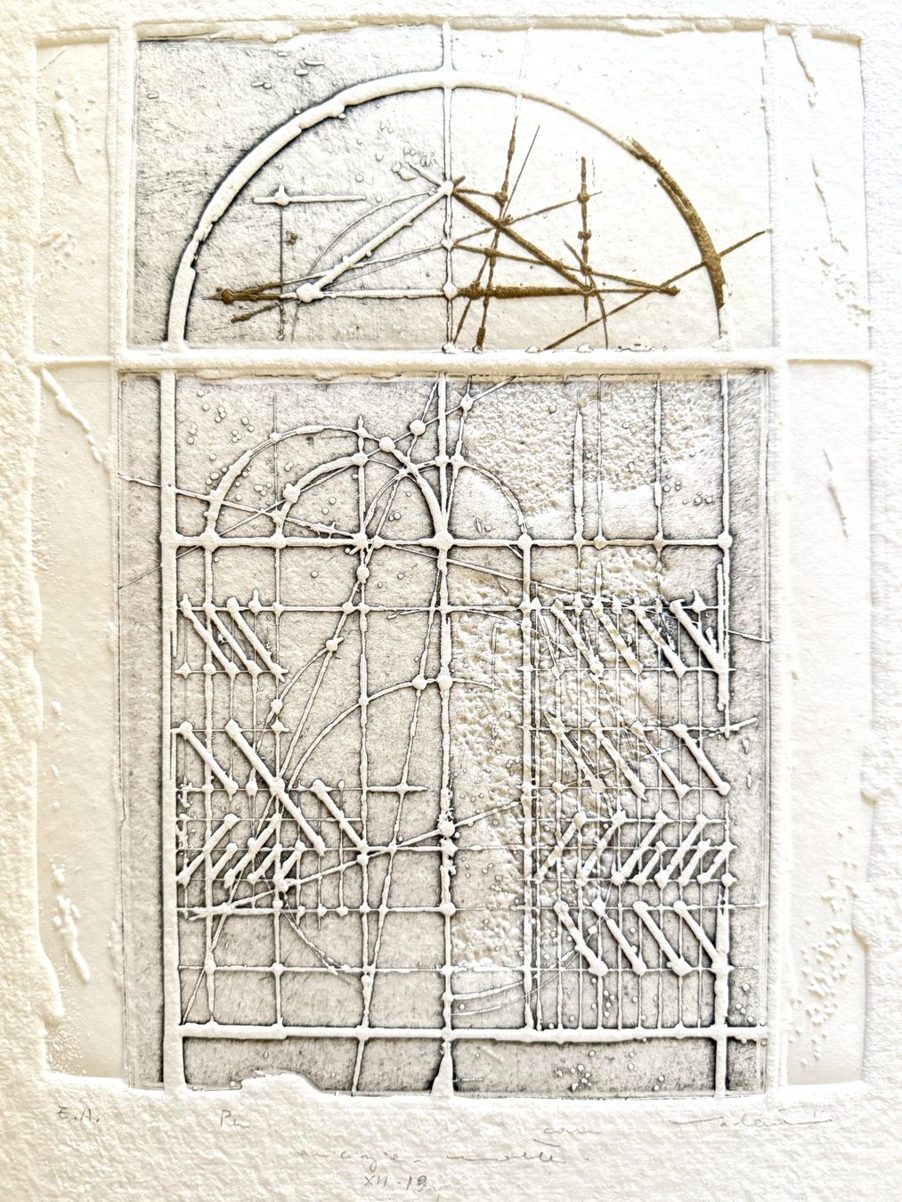 Stiche: WALTER VALENTINI - Das Tor der Zeit - Radierung - 1987 – Neu (gemäss Beschreibung) aus Ponte Tresa von 11GalleriaAlterEgo11