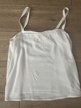 Sezane Seiden Top