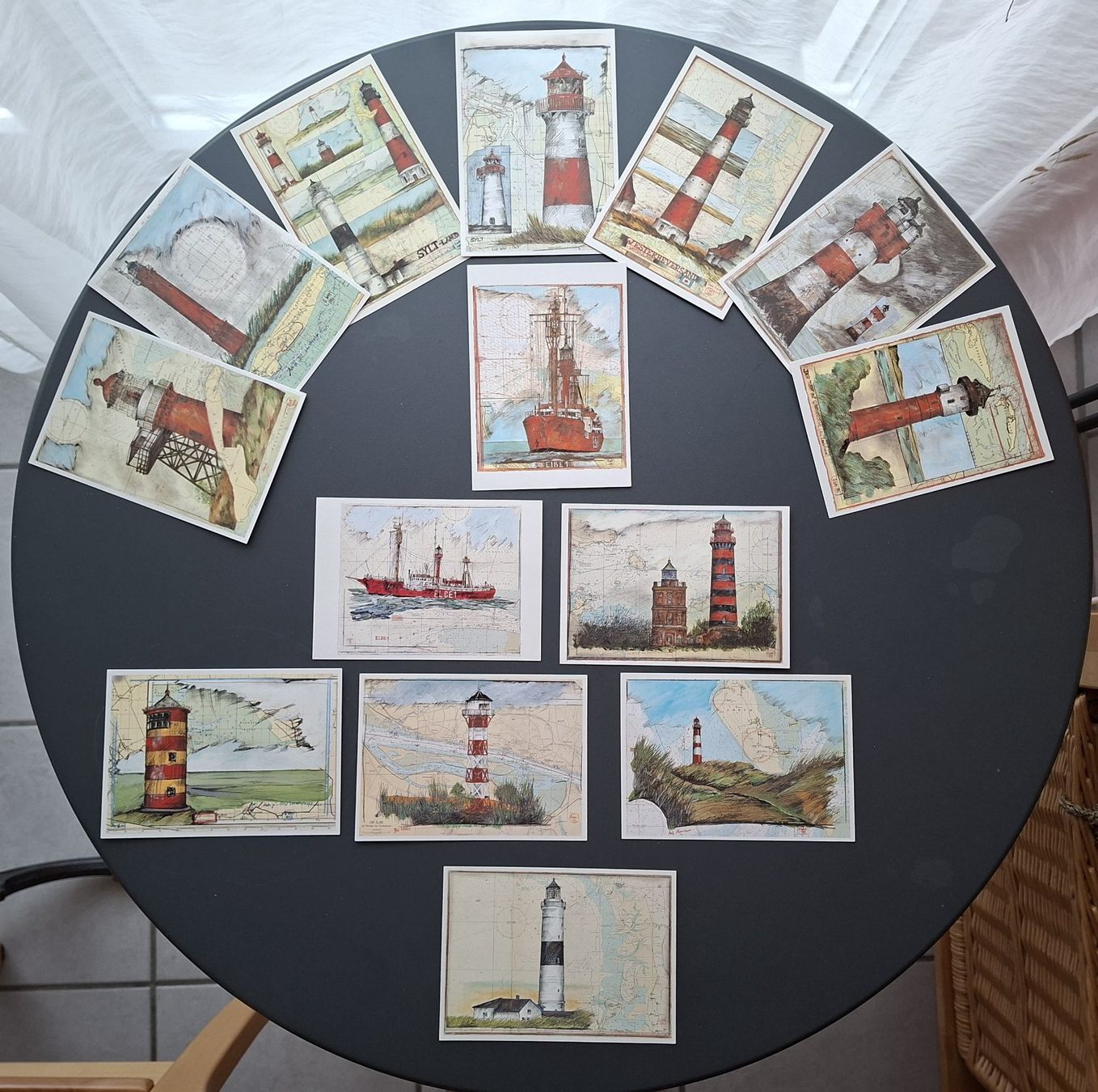 Cartes postales: Postkarten Leuchttürme – D'occasion à Steffisburg par Rikave