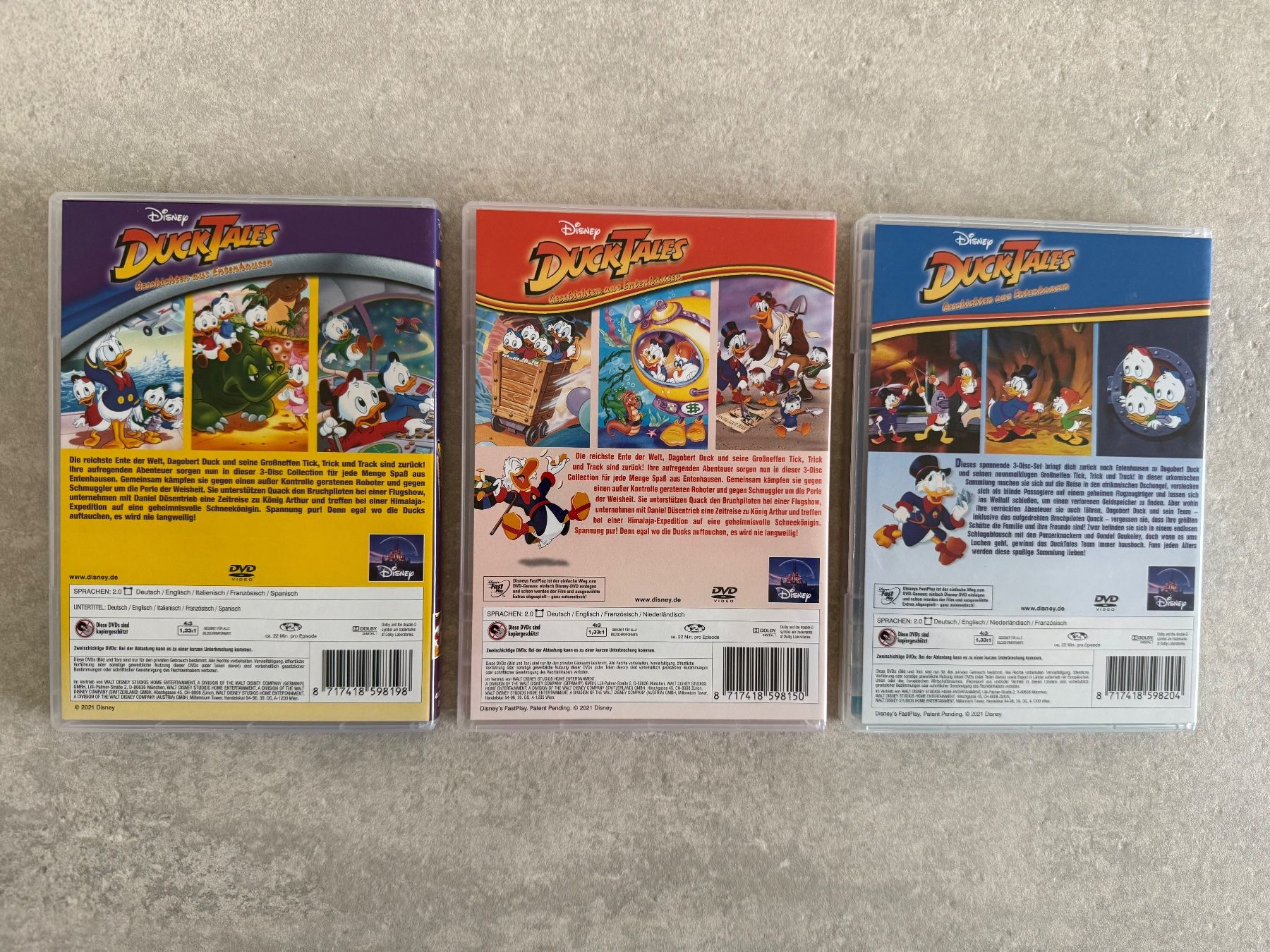 Tutti i DVDs: Duck Tales Serien Sammlung - neuwertig – Usato da Arlesheim venduto da shopalittle 1