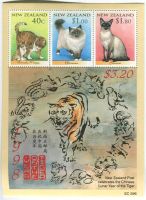 Block "Jahr des Tigers". Neuseeland