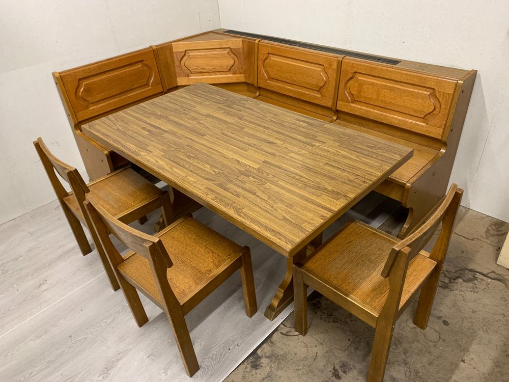 Eckbank Massivholz Tisch und Stühle Kaufen auf Ricardo
