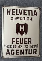 Helvetia Feuerversicherung Emailschild