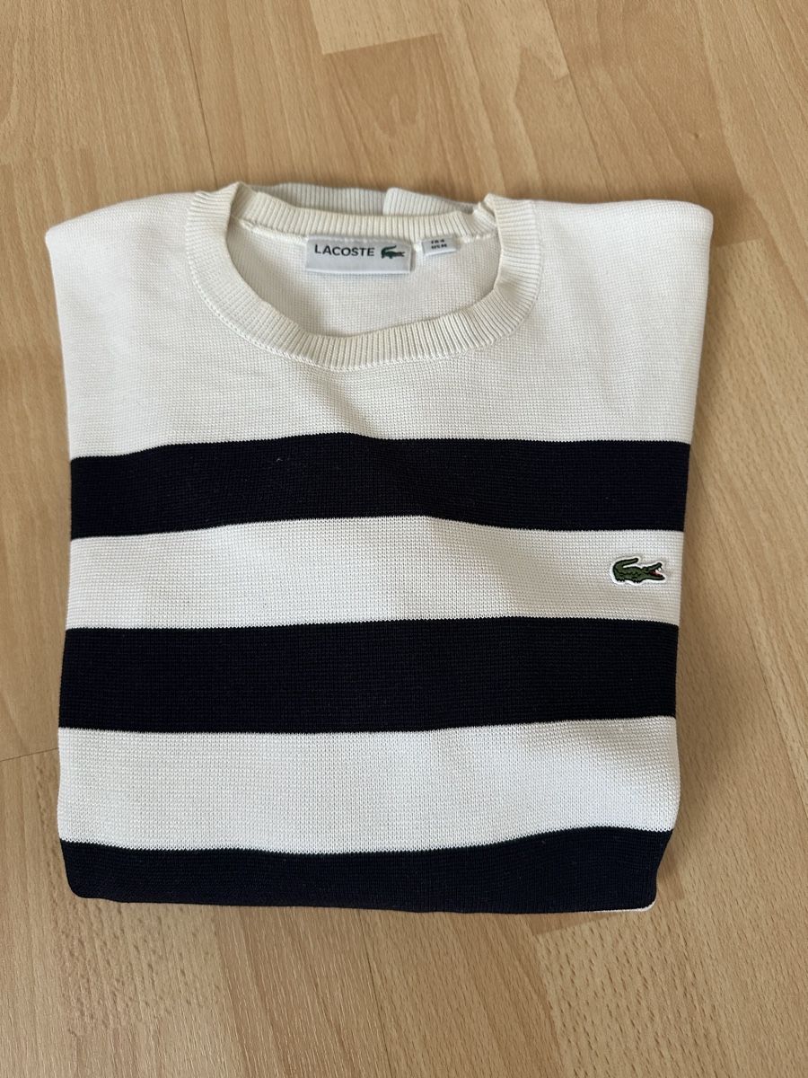 Lacoste Maglioni & Felpe: Lacoste Pullover weiss/blau – Usato da Chur venduto da Sim7000 5