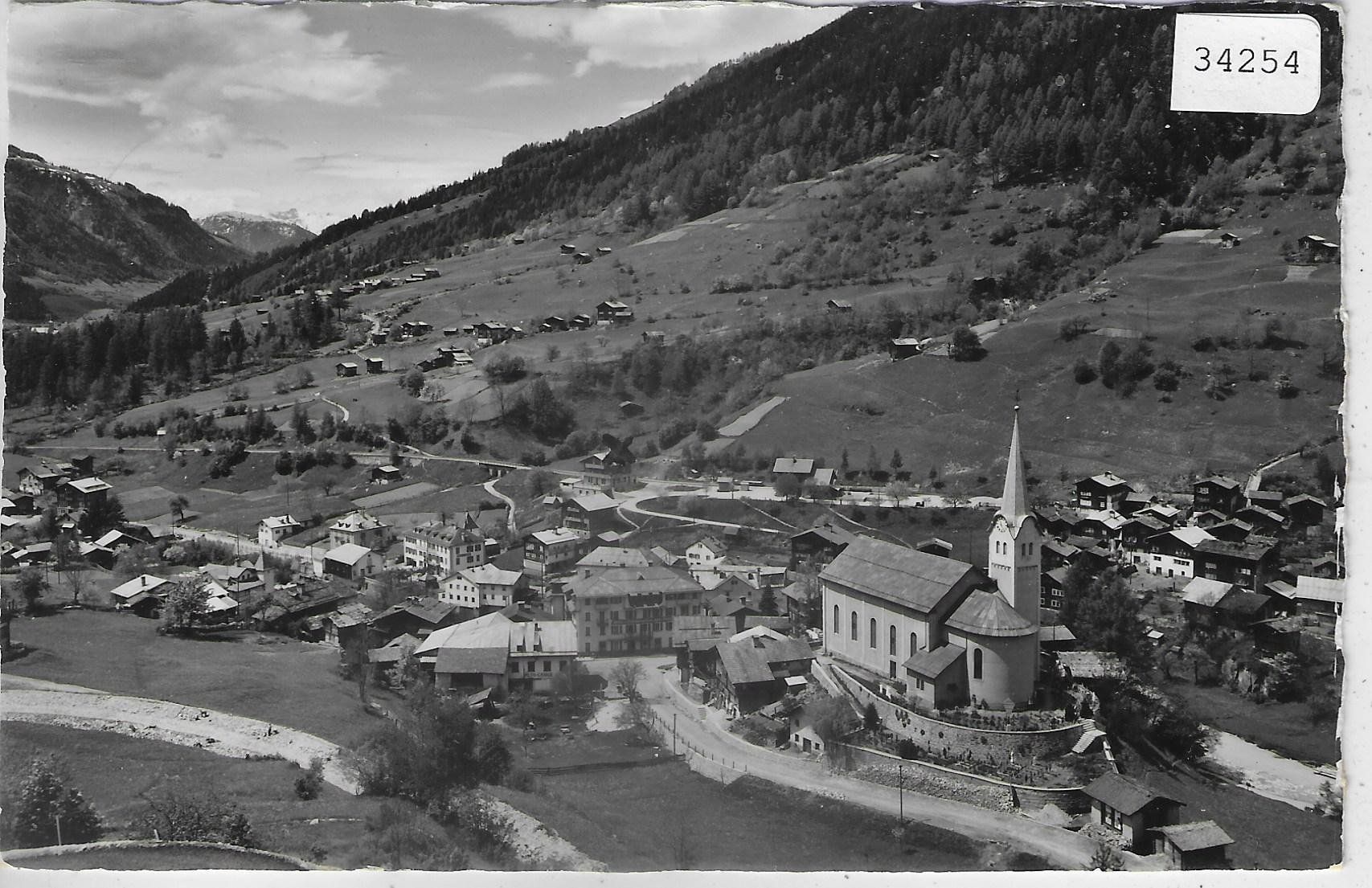 Cartoline postali: Fiesch - Generalansicht – Usato da Ettingen venduto da Kartenplanet
