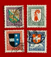 PRO JUVENTUTE SATZ 37 - 40 1926 GESTEMPELT