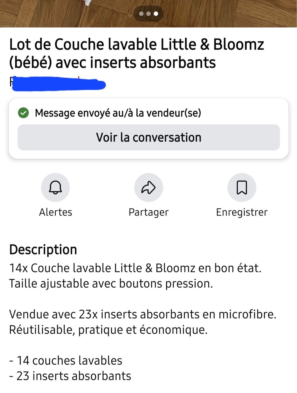 Secchi per pannolini & Pannolini: Gros lot de 26 couches lavables et 23 inserts absorbant  – Usato da Vevey venduto da fer3ica 7