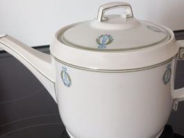 Antike Teekanne /ART DECO/ Hutschenreuter Porzellan