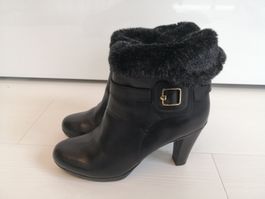 🤩GEOX LEDER-STIEFEL GEFUTTERT & GUMMISOHLE NEUWERTIG