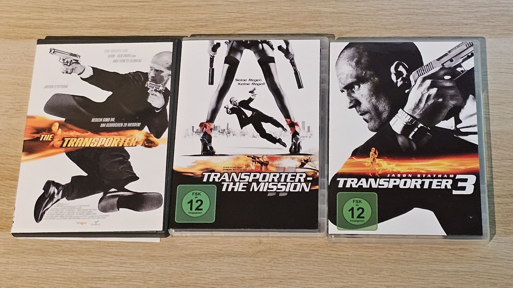 Tutti i DVDs: Transporter 1, 2 und 3, Jason Statham – Usato da Fislisbach venduto da Anico99 1