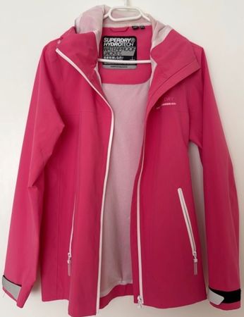 Superdry Hydrotech Waterproof Jacke t Pink Size S