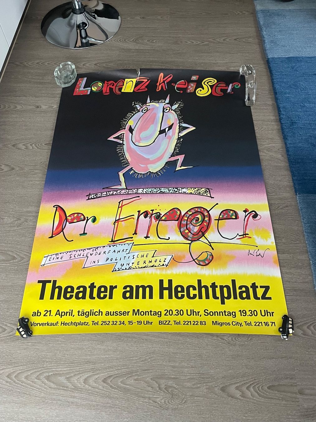 Foto & Immagini: Plakat Theater am Hechtplatz Lorenz Kaiser – Usato da Wallisellen venduto da Casanna56 2