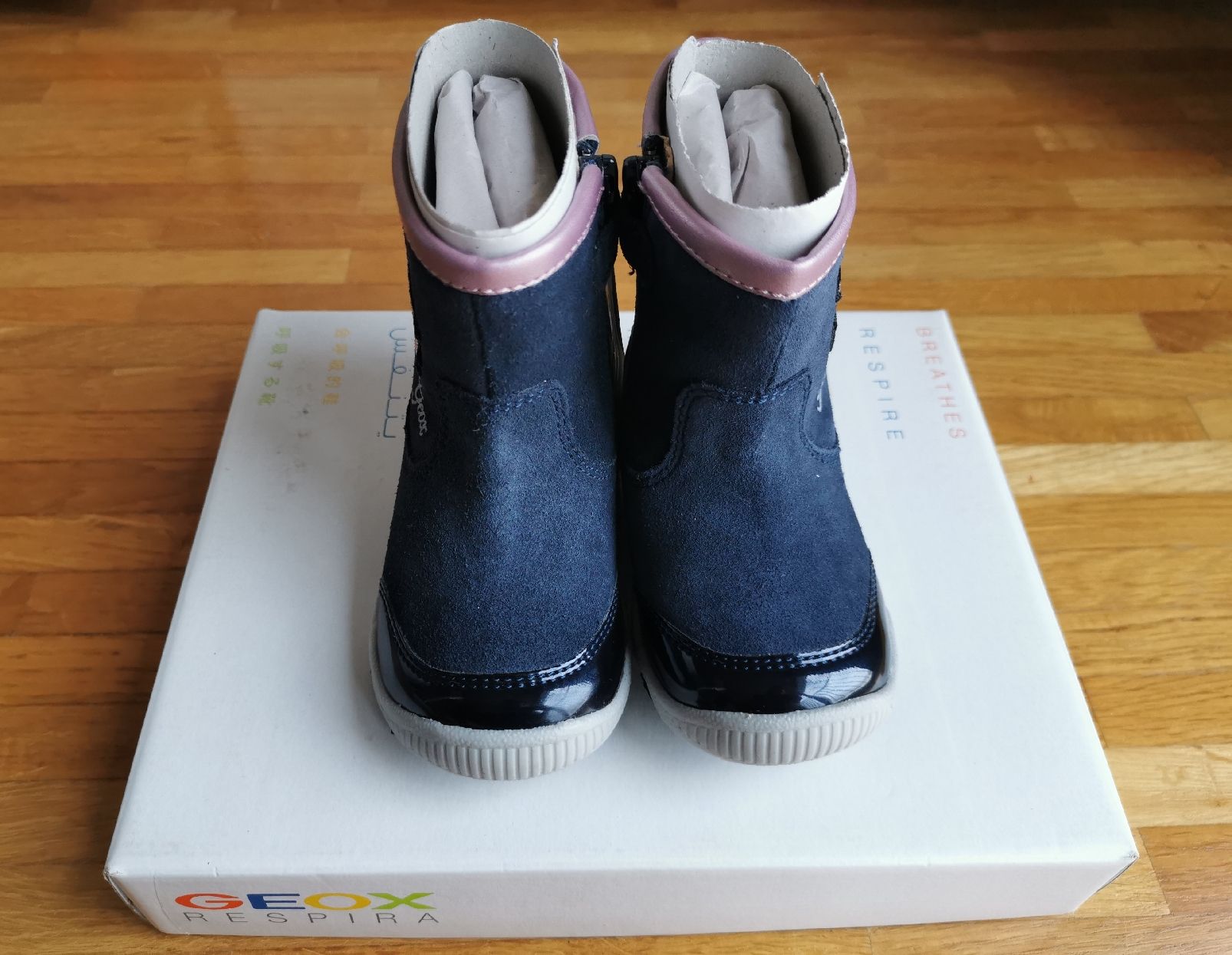 Geox Schuhe für Jungen: Neu Gr. 21 Geox Mädchen Lederstiefel – Neu und originalverpackt aus Bülach von Parickf 2