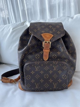 Louis Vuitton „Montsouris GM“ Rucksack Monogram Canvas