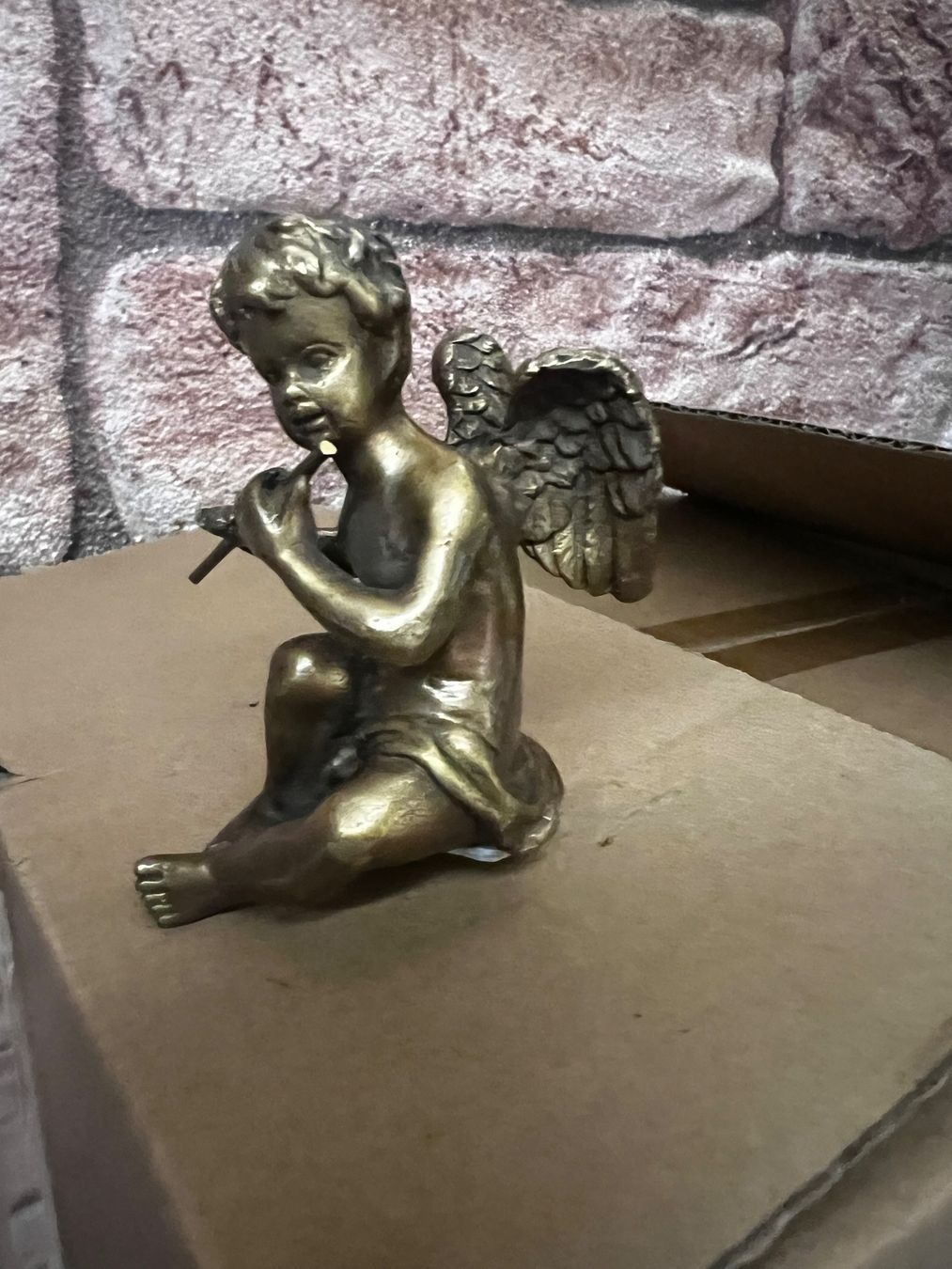 Sculture & Statue: Schöne Messing/Bronze Engel Figur – Usato da Oberengstringen venduto da Cici7 1