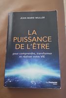 Livre La Puissance de l'Être Jean-Marie Muller état neuf