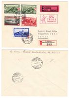 Lettre R.+ Exp. de Zürich BPA A343 pour Zürich le 1.VIII.44