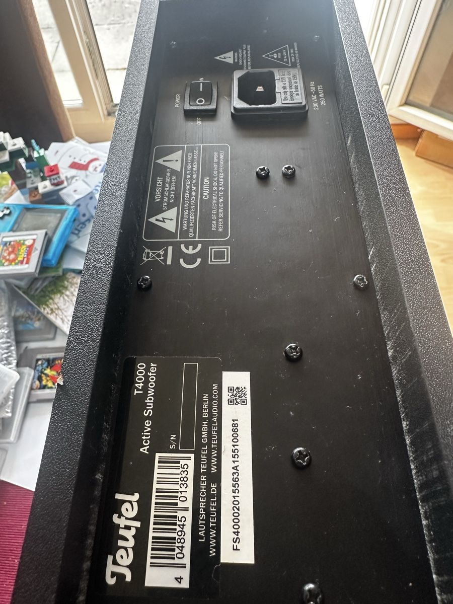 Teufel Casse acustiche: Teufel Flachsubwoofer T-4000 mit Wireless-Modul – Usato da Zürich venduto da deftwow 4
