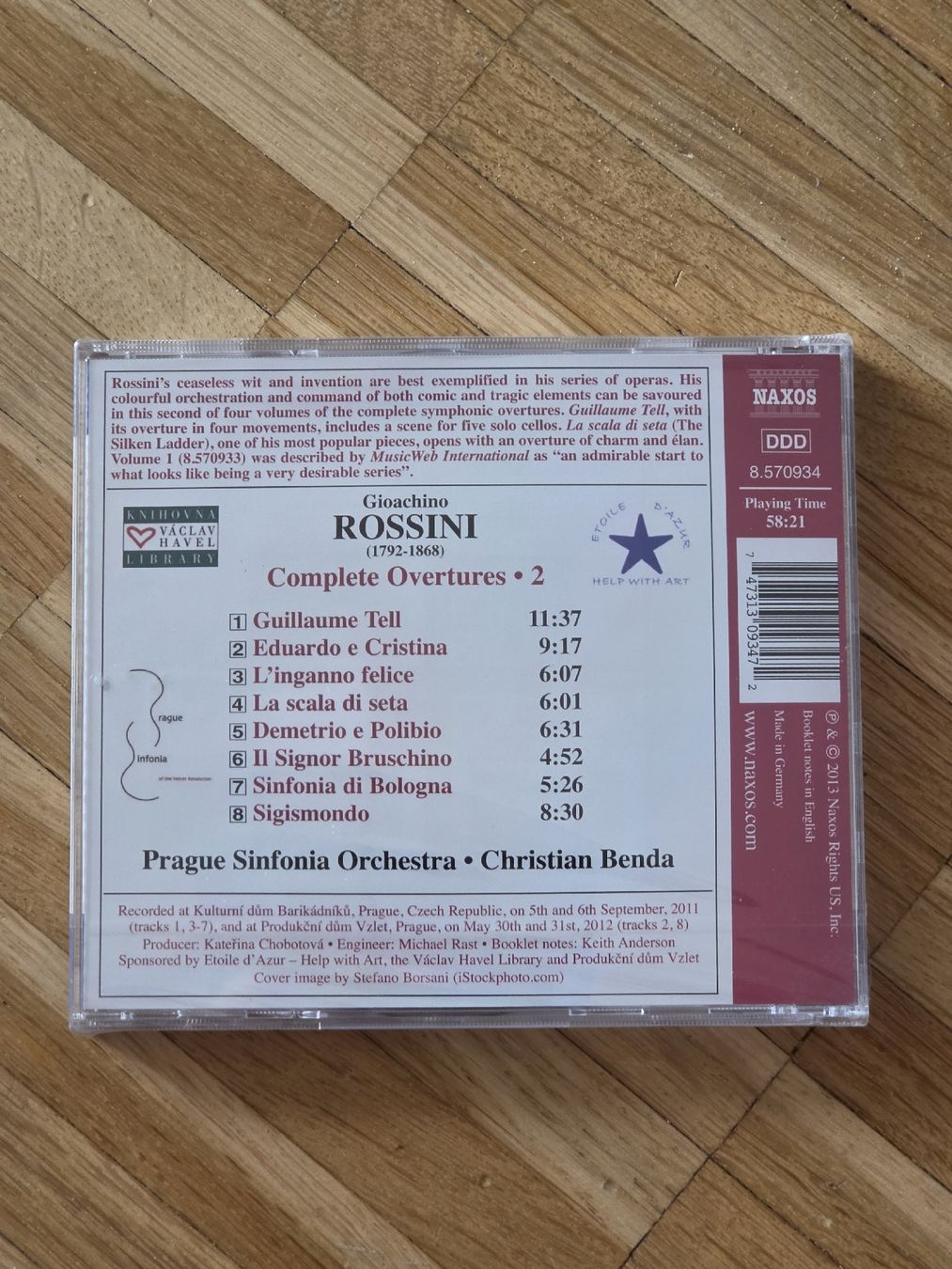 CD: Neue CD: Rossini Complete Overtures • 2 – Nuovo e nell'imballaggio originale da Aesch BL venduto da immon 1