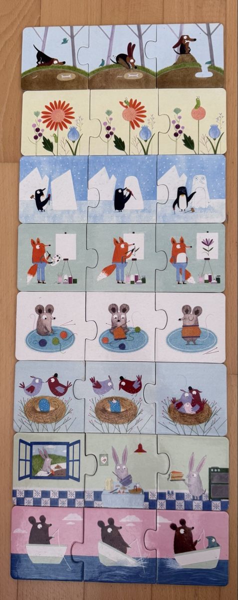 Djeco Puzzles: DJECO Puzzle Trio Geschichten – Gebraucht aus Zürich von starsz 1