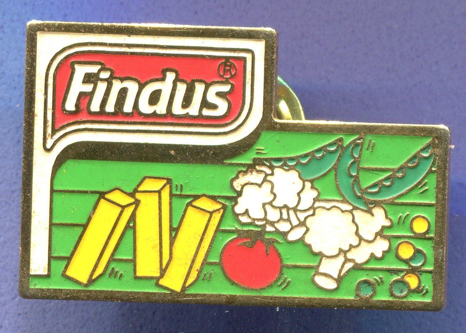 Placchette & Badge: Findus  Tiefkühlprodukte – Usato da Winterthur venduto da Sammleroase
