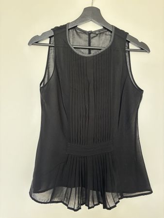 Zara Trafaluc Top Black Sleeveless Size S good condition