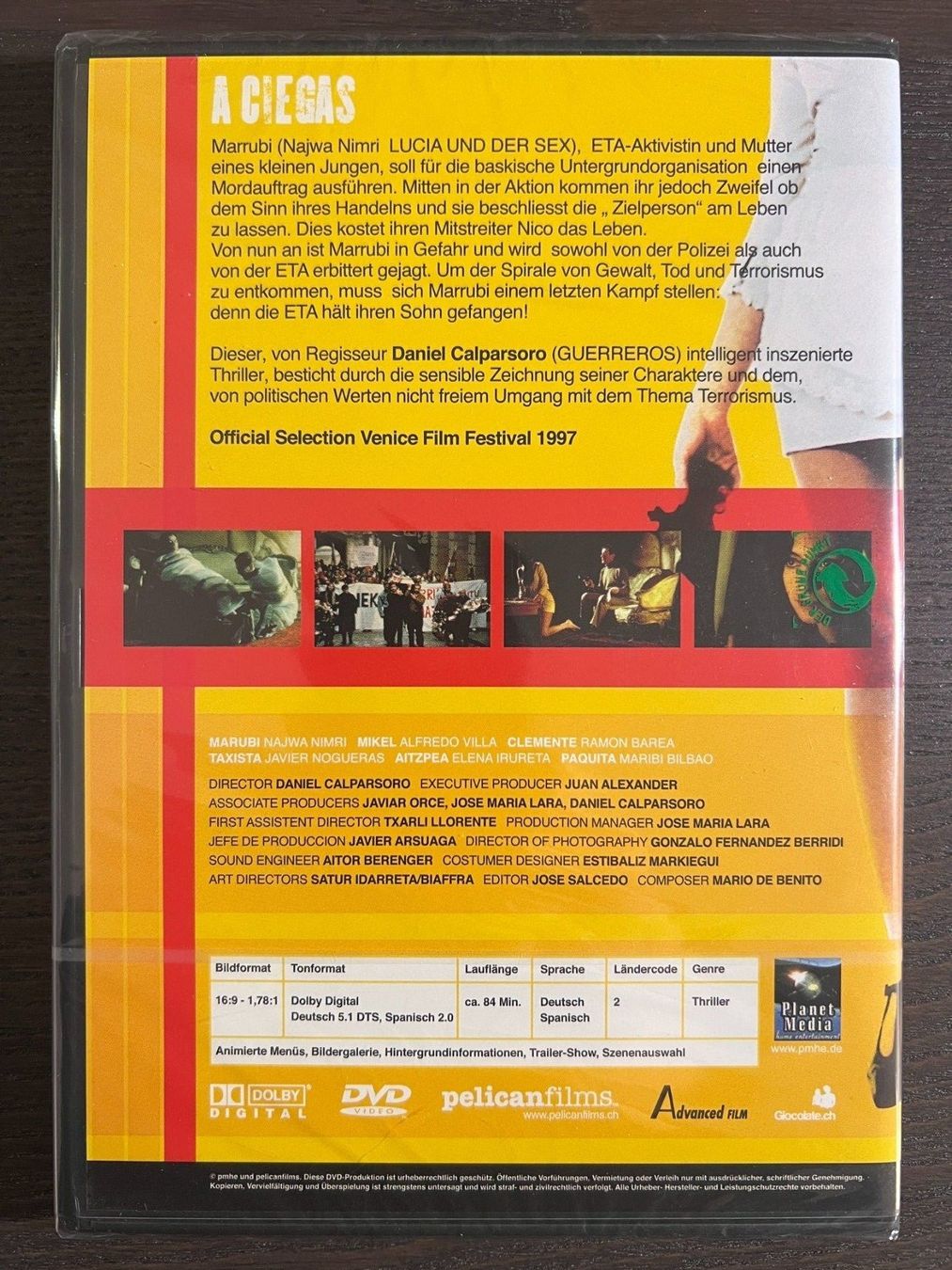 Tutti i DVDs: A ciegas - Nichts kann sie abschrecken – Nuovo e nell'imballaggio originale da Zürich venduto da FilmFreunde 1