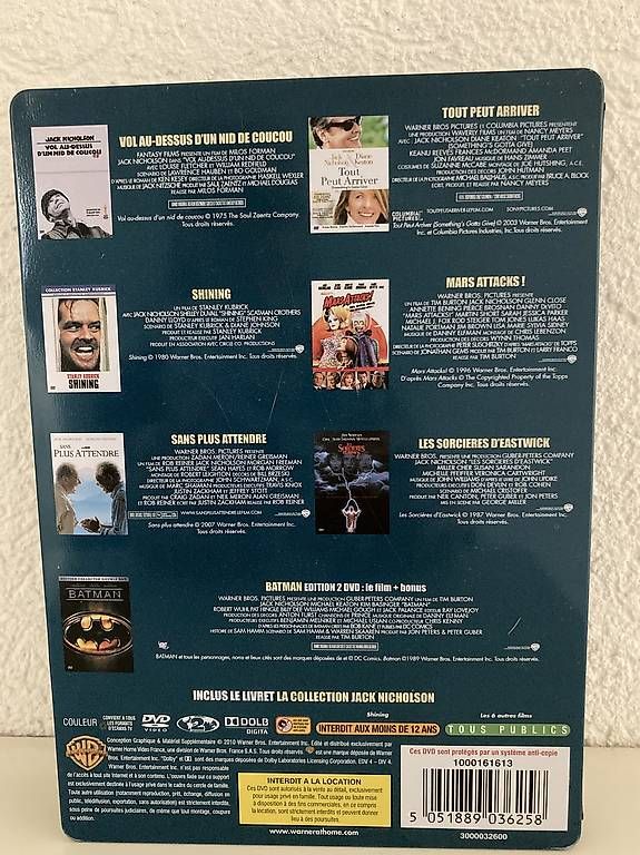 Tutti i DVDs: DVD - Coffret collector "Jack Nicholson" – Usato da Bex venduto da IdaComina 1
