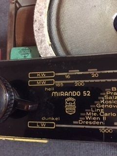 Radio: Minerva   Röhren Radio   1952 – Usato da Würenlingen venduto da Schneiderhifi 5