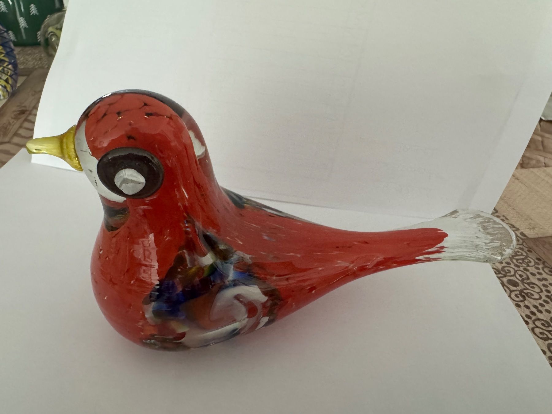 Murano Verres: Glaspapiergewicht Murano-Stil als Taube – D'occasion à Wohlen AG par chippy02 1