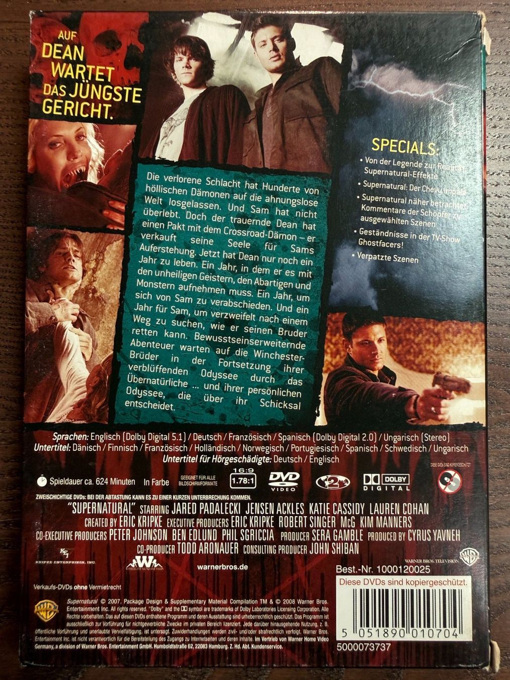 Tutti i DVDs: Supernatural - Staffel 3 – Usato da Zürich venduto da FilmFreunde 1