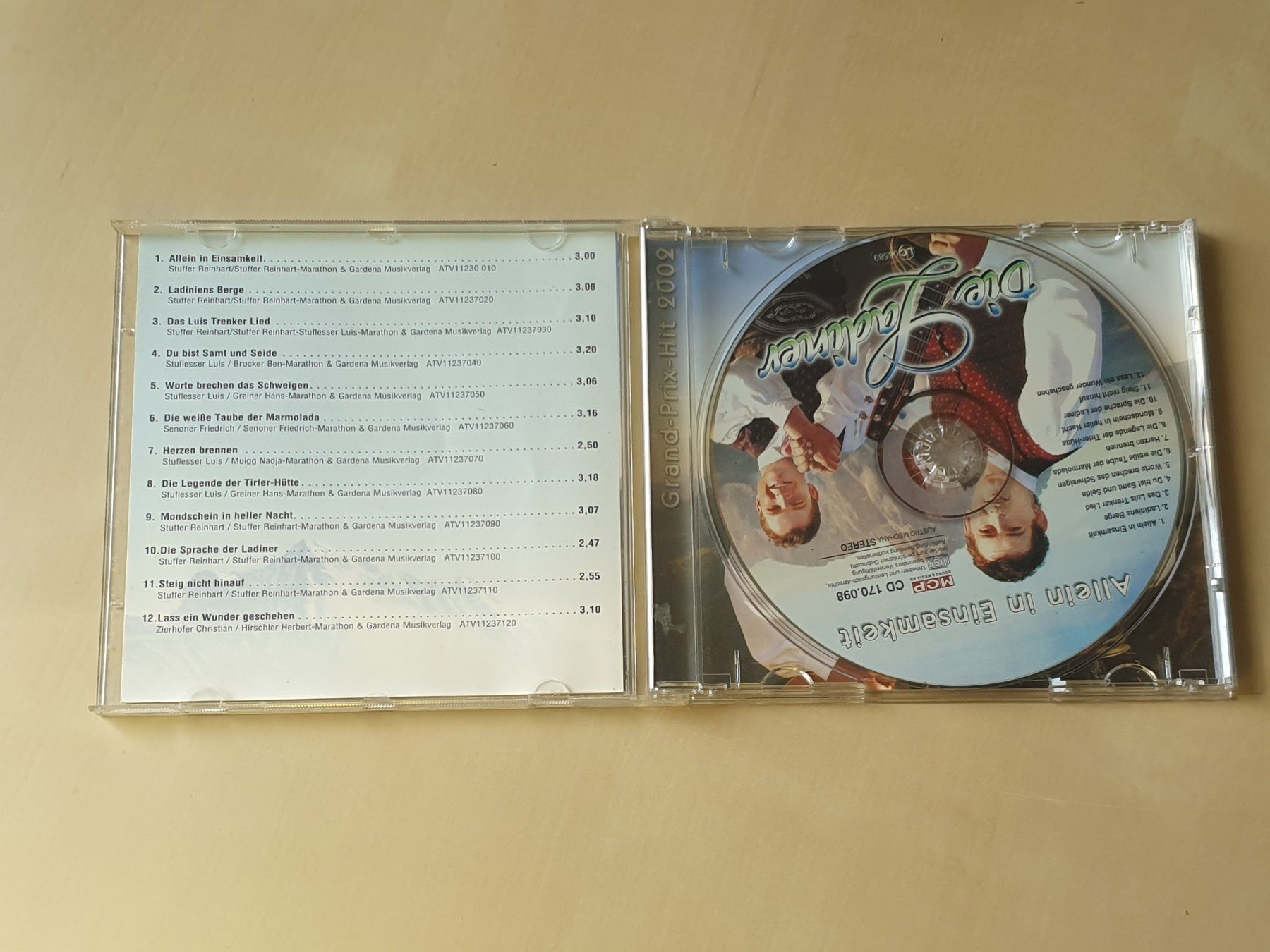 CD: Die Ladiner Allein in Einsamkeit – Usato da Stansstad venduto da collectorsshop 2