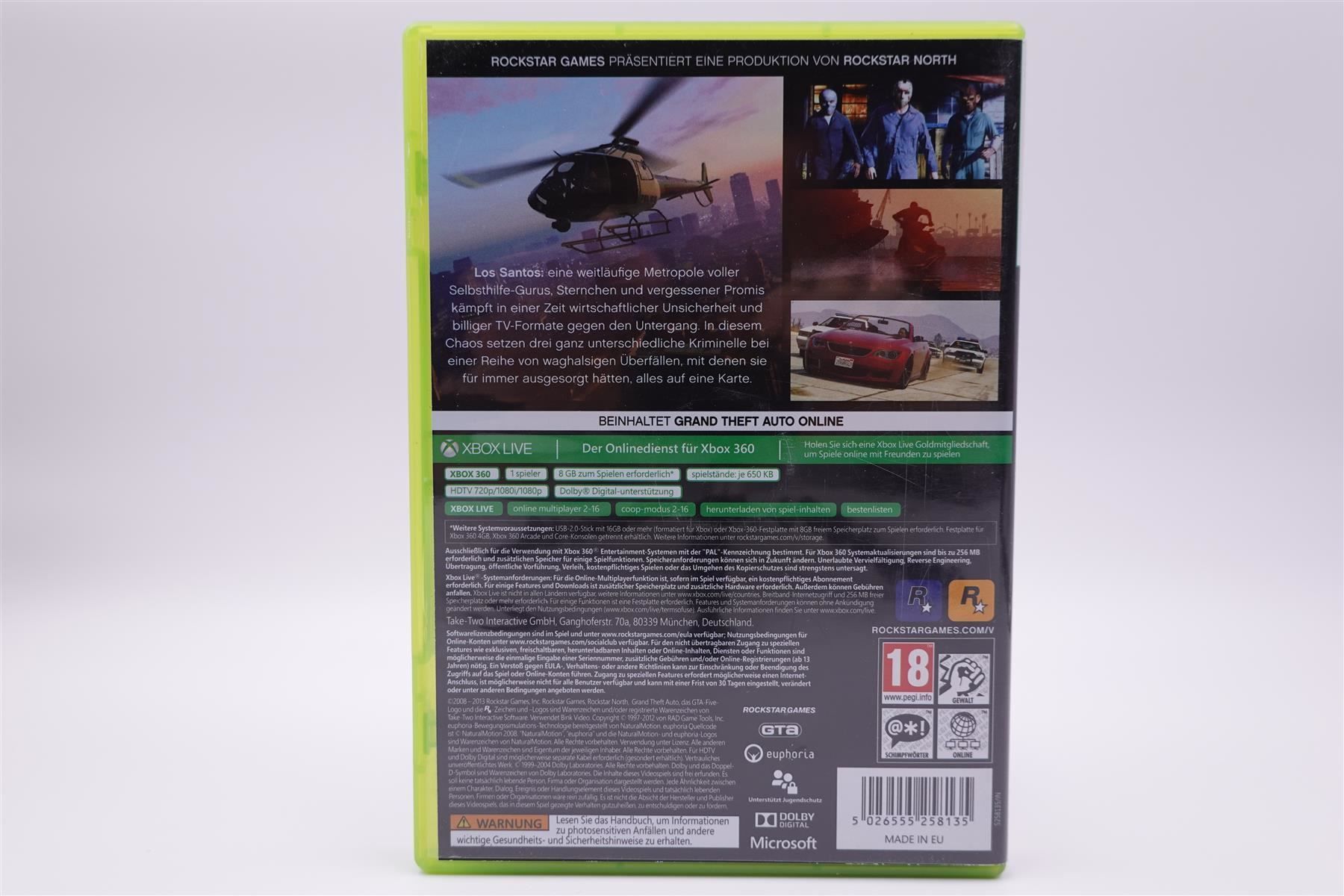 Microsoft Spiele: Grand Theft Auto 5 (XBOX360) – Gebraucht aus Herisau von ZelliZone 1