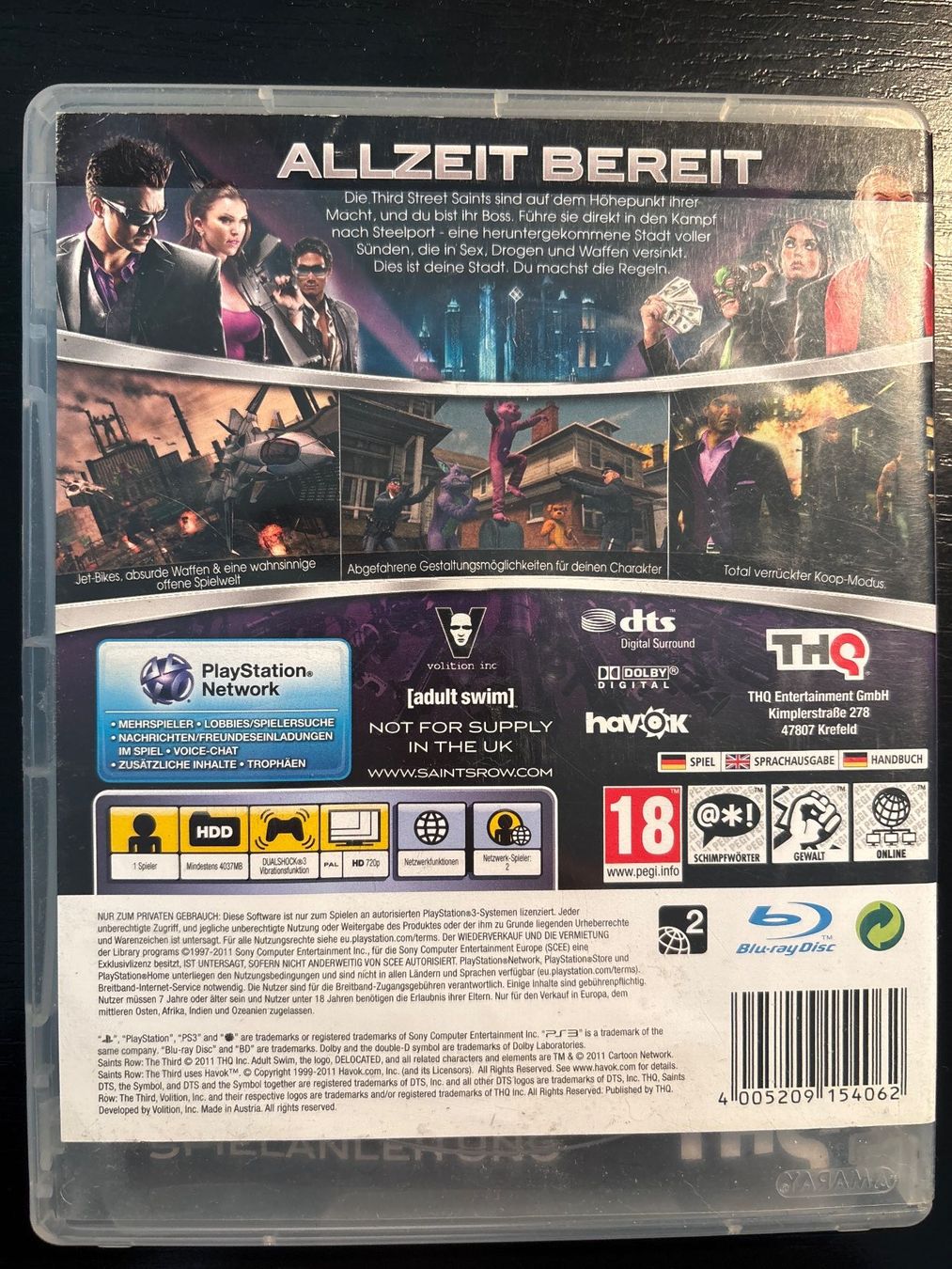 Giochi: Saints Row: The Third - PS3 - Top Zustand! Action Game! – Usato da Villaz-St-Pierre venduto da mon_t2fn 2